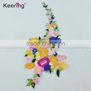 Sewing On Applique Embroidery Patches Lace Fabric Venice for Clothes Decorated thumbnail-4