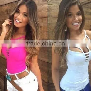 Sexy Women's Summer Sleeveless Blouse Casual Tank Tops Fitness Vest thumbnail-1