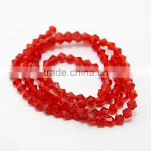 Charm Glass Beads Loose Spacer Beads 4mm Bicone Crystal Beads for DIY Jewelry thumbnail-5
