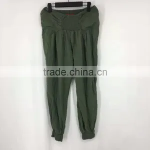 China Suppliers Stocklots Women 100%rayon Army Trousers thumbnail-1