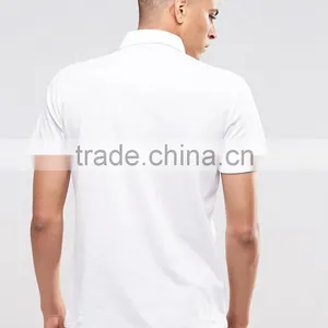 MGOO New Arrival Mens 2016 Apparel Polo Shirt Short Sleeves Plain Blank Pique Cotton Shirts thumbnail-3
