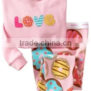 Wholesale Baby Boys and Girls Long Sleeve 2pc Cotton Pajmas Kids Pijamas Child Sleepwear thumbnail-5
