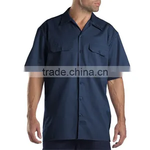 OEM Short Sleeve Shirts And Trousers Uniforms Working For Mechanics Sell Well in North America thumbnail-2