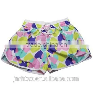 100 Cotton Custom Printed Women Beach Shorts thumbnail-6