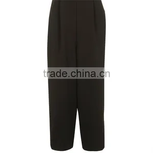 Dongguan Sexy Chic All Black Strapless Tie Bandeau Jumpsuit thumbnail-6