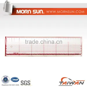 8cm Wide With Metal Edge Plastic Cutter Ruler thumbnail-1