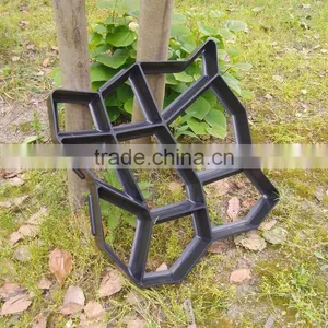 Popular Garden Path Plastic Concrete Pavement Mould DIY Garden Tools for Making a Pathway Pavement Pattern Maker thumbnail-6