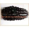 Silk Lace Top Closure 4x4 Middle Part, Brazilian Virgin Hair Deep Wave Silk Lace Closures Bleached Knots,10-24inch thumbnail-1