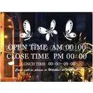 1000*600mm Butterfly And Letters Removable Wall Sticker B089 thumbnail-1
