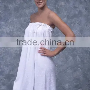 100% Cotton Bath Skirt,hotel White Bath Skirt,girls Sexy Bath Skirt thumbnail-1