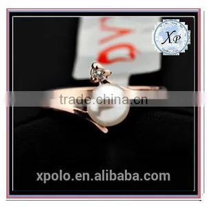 FACTORY PRICE Pearl Latest Latest Wedding Ring Designs thumbnail-5