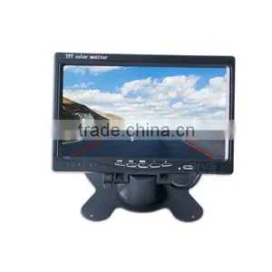 7 Inch Monitor With Bluetooth Handsfree and Multimedia Play/backup Rearview Mirror Monitor With Camera thumbnail-1