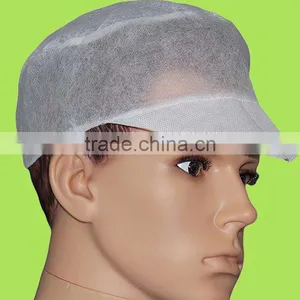Comfortable Disposable PP Non-woven Peaked Bouffant Airy Cap thumbnail-1