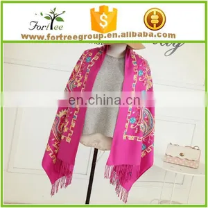Custom Head Scarf, Embroidery Muslim Scarf thumbnail-3