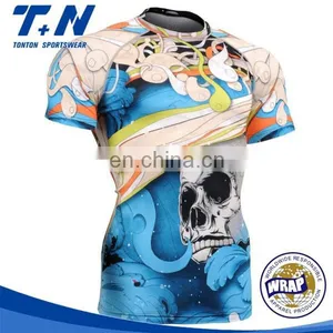 Custom Printed Shin Padded Rash Guard thumbnail-1