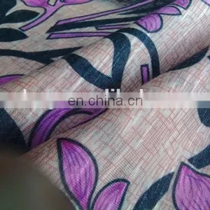 Winfar Print Knit 30s Rayon Slub Polyester Viscose Fabric For Garment thumbnail-3