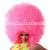 Halloween Carnival Party Big Jumbo Rainbow Colorful Wig for Adults thumbnail-2