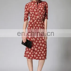 2015 Women Dresses Printed Dresses Fashion Summer Dresses thumbnail-2