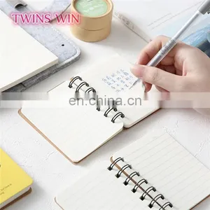 China Stationery Market 2018 New Fashion Student Cactus Design Sprial Kraft Paper Hardcover Notebook thumbnail-4