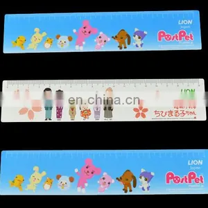OEM Making Advertising Plastic Shape Ruler thumbnail-6