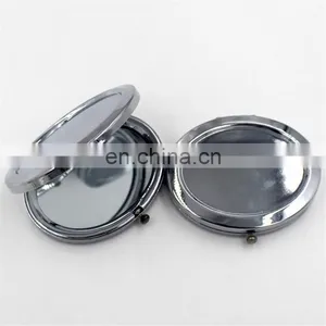 Yes Foldable and Pcket Mirror Style Flexible Blank Chic Metal Compact Mirror thumbnail-2