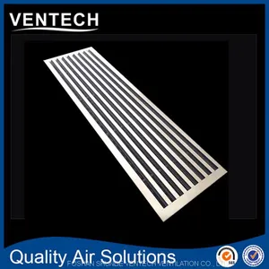 Extruded Aluminum Adjustable Blades Supply Air Linear Slot Diffuser for Sidewall thumbnail-4