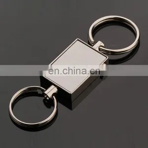 Double Ring Keychain With Cusomized Logo thumbnail-1