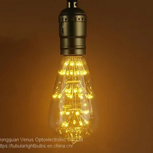 Vintage Light Bulb ST64 3W Edison LED Bulb 250LM Repalce 25W Incandescent Lamp thumbnail-3