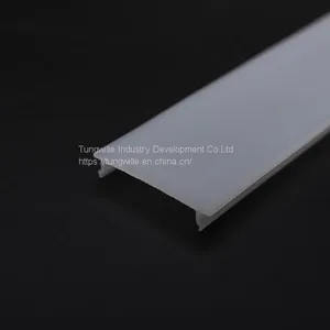 Customized Plastic Profile LED Light Cover Light Lamp Shade LED Strip Light Diffuser thumbnail-2
