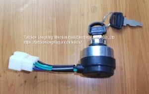 168F/2900H/GX160 Lock & Key 4wire ,ignition Key Switch,Generator Accessories thumbnail-1