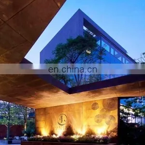 Corten Steel Sculpture Decoration for Villa Hotel Buildings thumbnail-2