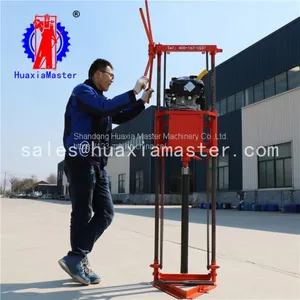 Supply Hand Pull Rope Start Gasoline Engine Power Portable Exploration Drill With High Pressure Fresh Water Pump Small Core Rig thumbnail-2