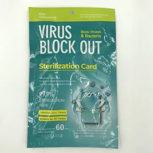 Removing Virus Block Anti-Virus Antibacterial Portable Disinfectant Hangtag Sterilization Card thumbnail-1