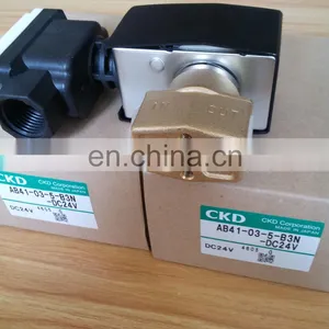 New Original CKD Solenoid Valve CKD Solenoid Valve Japan Solenoid Valve AB41-03-5-B3N thumbnail-2