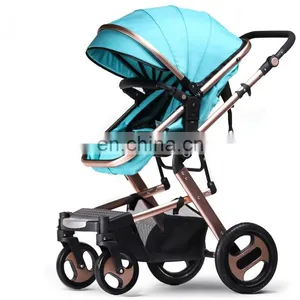 Luxury High Landscape Baby Stroller thumbnail-4