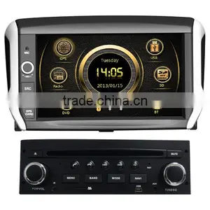 High Quality Wince Car Media for Peugeot 208 With GPS/3G/DVD/Bluetooth/IPOD/RMVB/RDS thumbnail-1