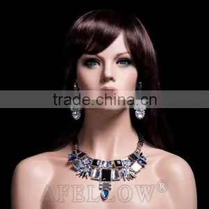 Women Head Mannequin Fiberglass Female Cheap Head Mannequin H1 thumbnail-1