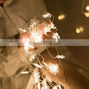 2020 Hot Sell Festival LED Lights Romantic Fairy Snow LED String Lighting For Holiday Wedding Garland Party Decoration thumbnail-3
