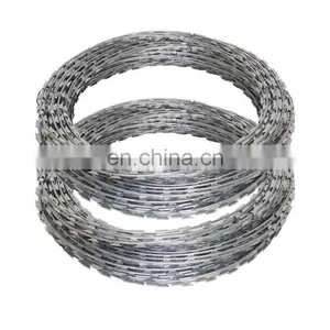 Razor Barb Wire Price Per Roll Galvanized Import Barbed Wire 500 M Low Price thumbnail-1