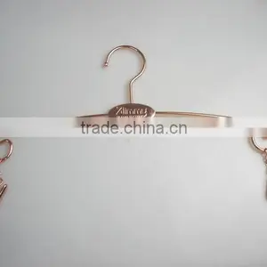 FM-67 Fashion Style Rosy Gold Metal Lingerie Hanger thumbnail-2