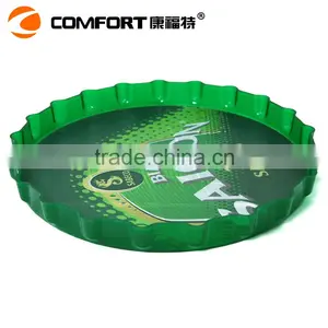 Competitive Plastic Antislip Round Serving Tray thumbnail-4
