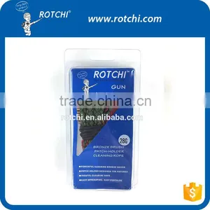 28G Rope Cleaner for Gun , Rope Cleaner ,ROTCHI Patent Gun Cleaning Rope Brush thumbnail-1