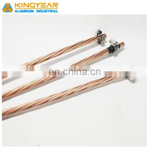 Copper Bonded Steel Copperweld Grounding Wire 30% Conductivity for Grounding System thumbnail-2