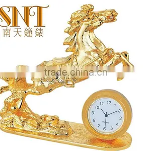 Travel Clock Luxury Golden Business Gift Clock thumbnail-1