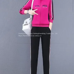 Sportswear Suit Women's Spring And Autumn New Women's Jacket Casual Two-Piece Set thumbnail-3