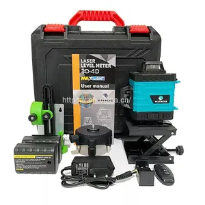 Waymore Automatic Self Leveling 360 Rotating Rotary 4D Laser Multi Cross Line Green Laser Level thumbnail-1