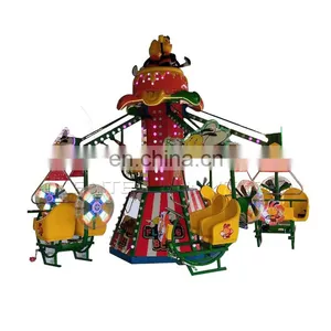 12 Seats Self Control Bee Bike Rides Amusement Park Swing Ride for Sale thumbnail-1