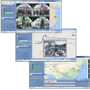3G Wifi Car Video Alarm System MDVR 720P CCTV Dome Camer HDD Mobile DVR Kit thumbnail-4