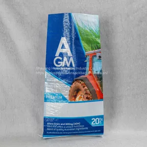 2layer 3layer 25kg 50kg Cement Packaging White Kraft Paper Bag thumbnail-1