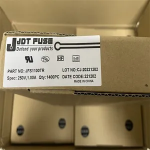 Miniature Square Fuse JFS1100TR 1A Black Plastic JFS1100TR 1A 250V 1400 221205 JDT 2 thumbnail-4